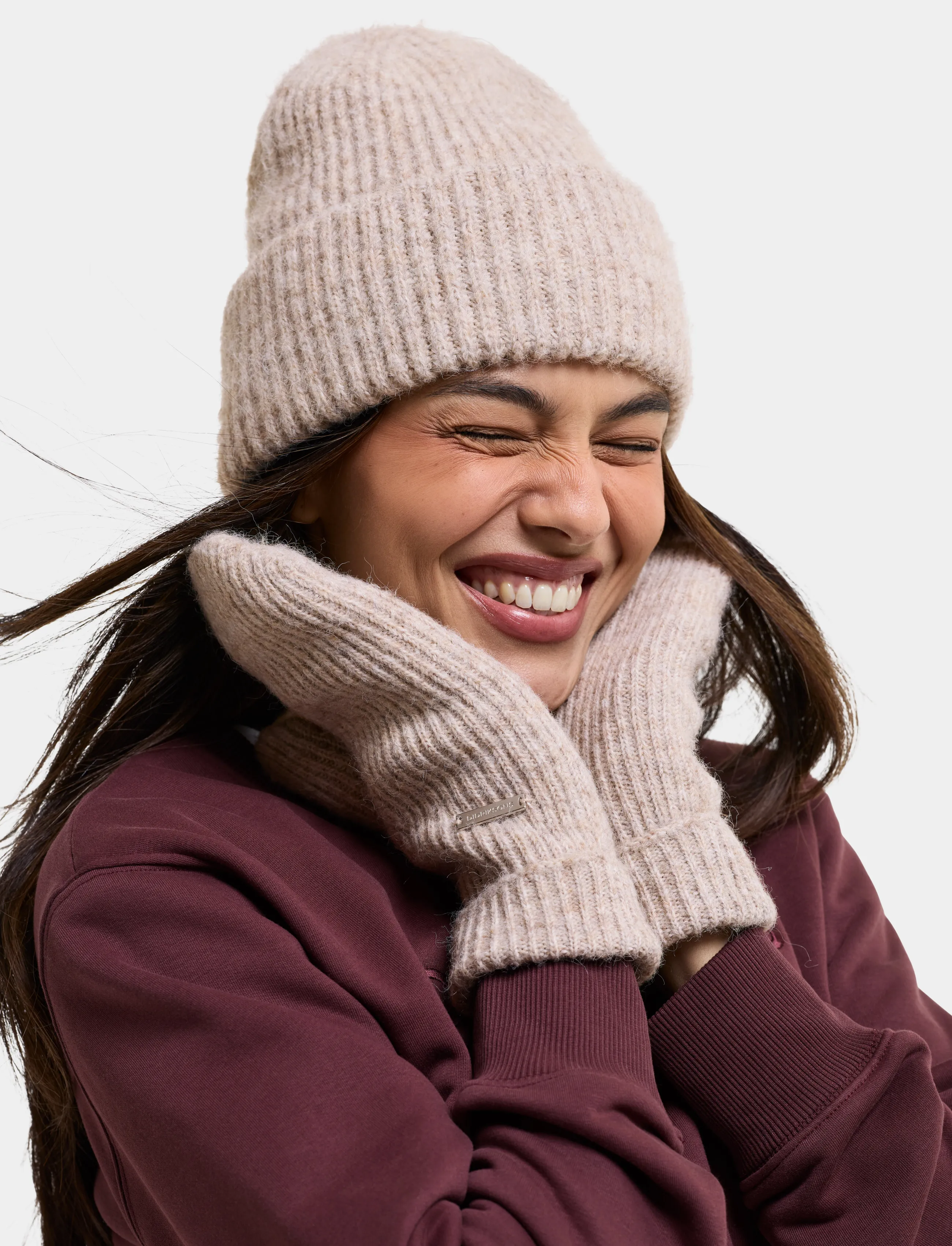 Didriksons - Malin Beanie - mützen - beige melange - 3