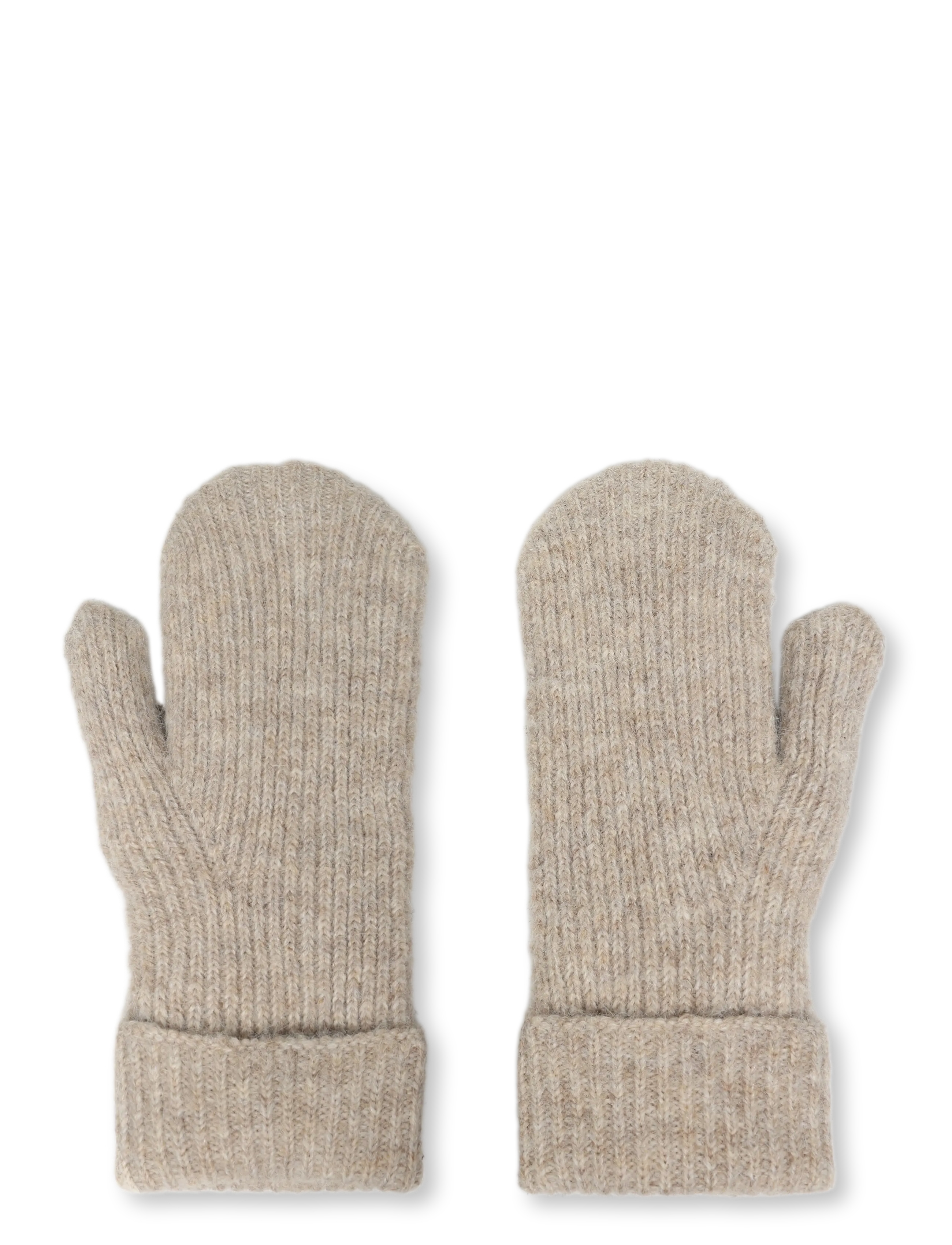 Didriksons - Malin Mitten - adītas cepures & cimdi - beige melange - 1