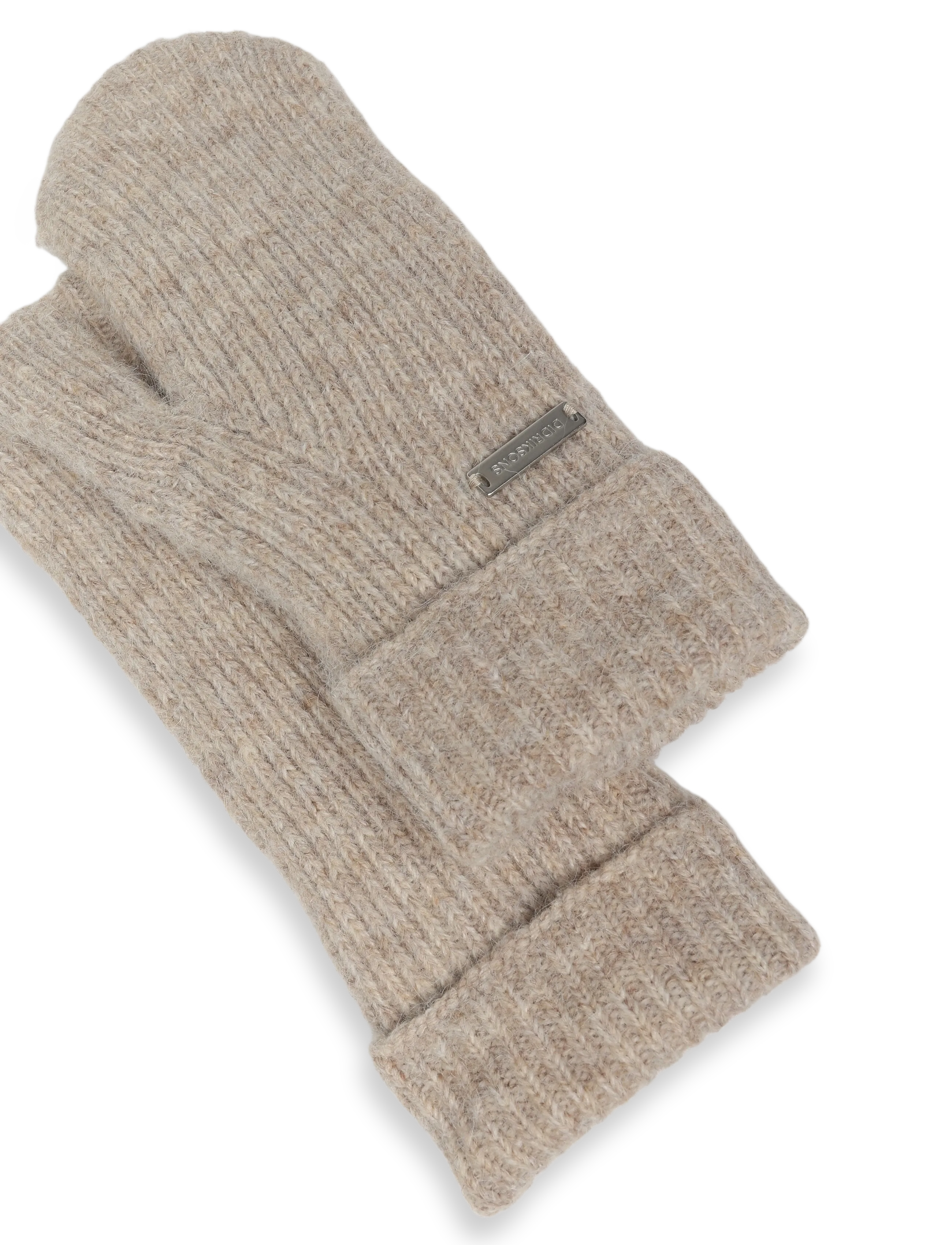 Didriksons - Malin Mitten - adītas cepures & cimdi - beige melange - 2