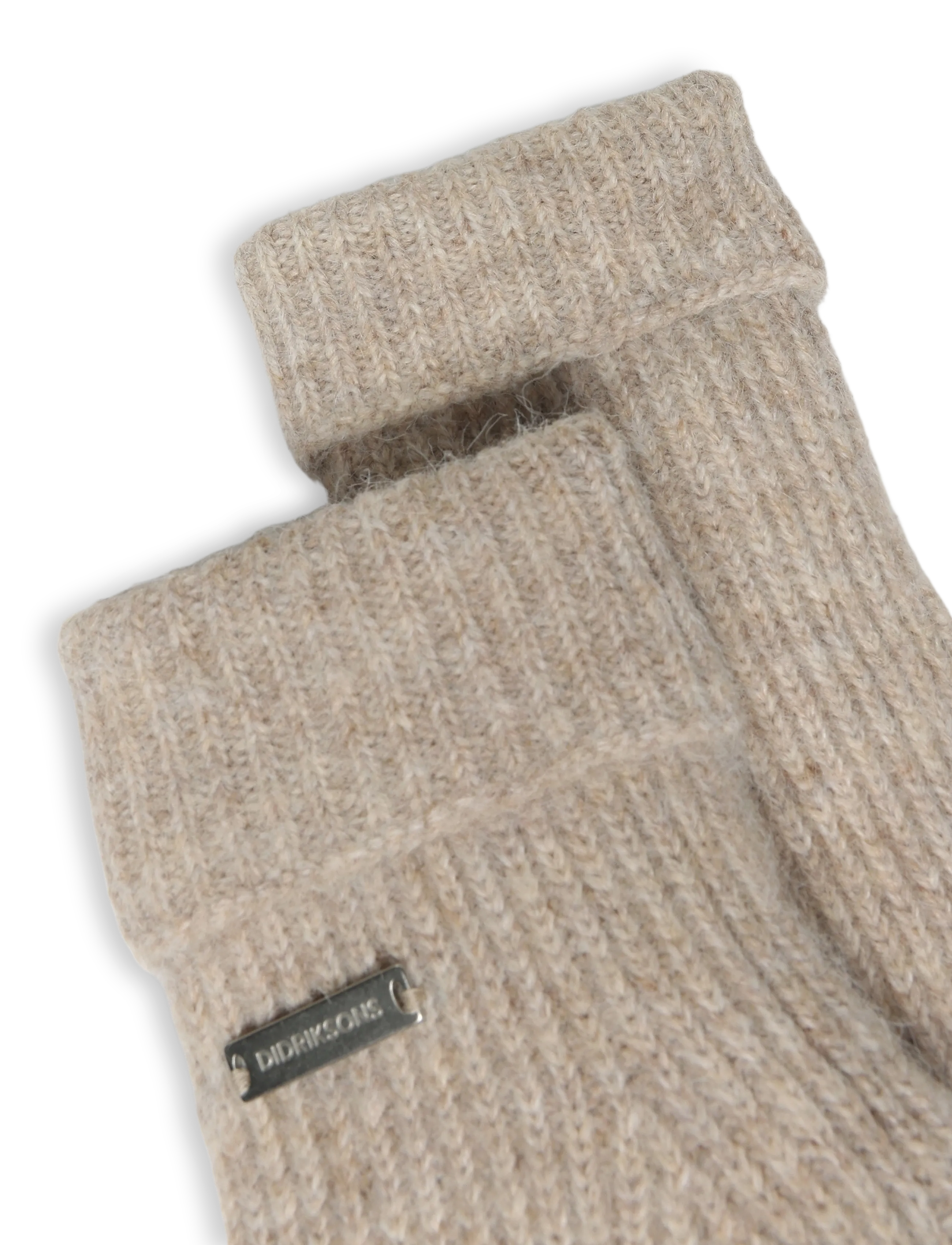 Didriksons - Malin Mitten - adītas cepures & cimdi - beige melange - 3