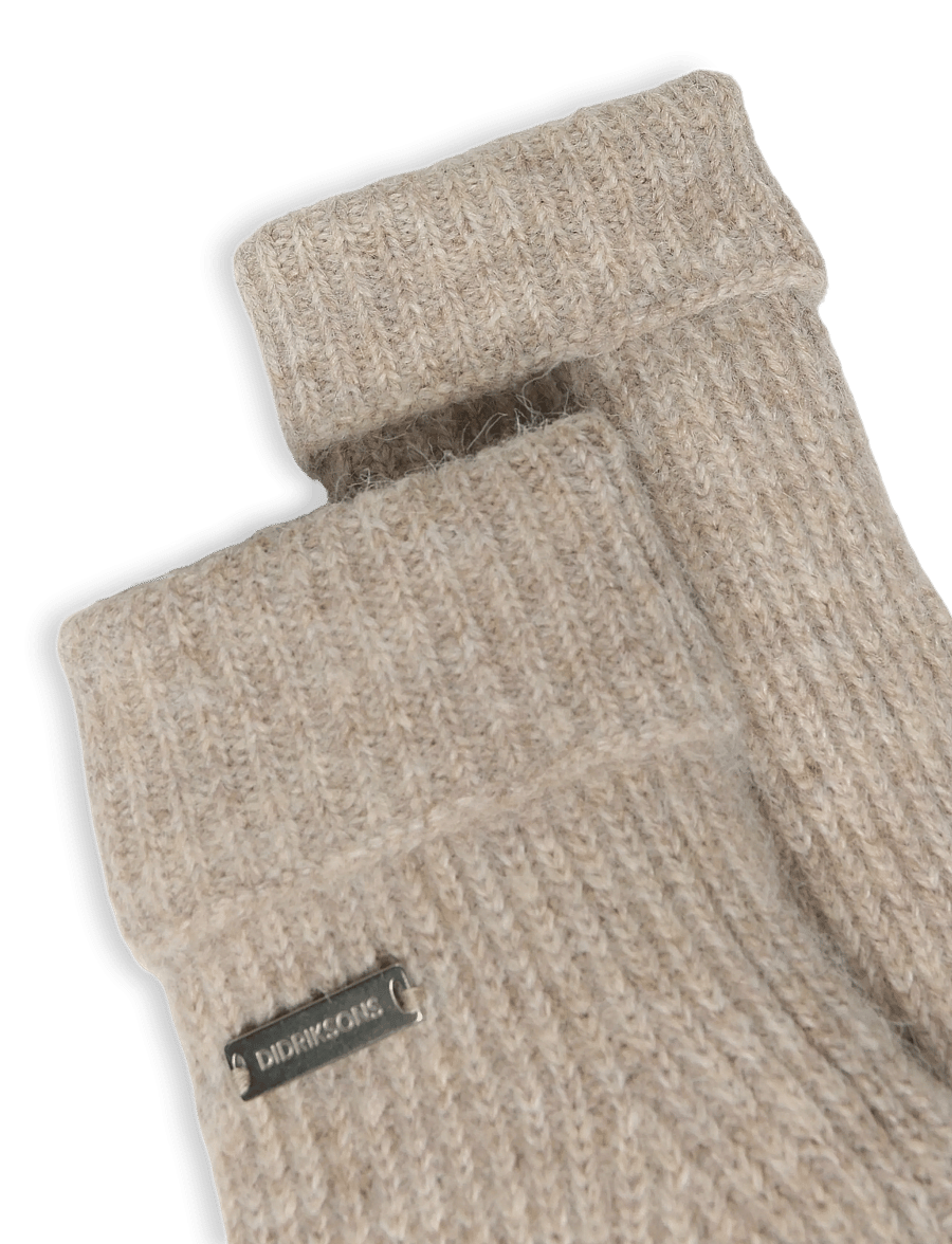 Didriksons - Malin Mitten - Īkšķa cimdi - beige melange - 3
