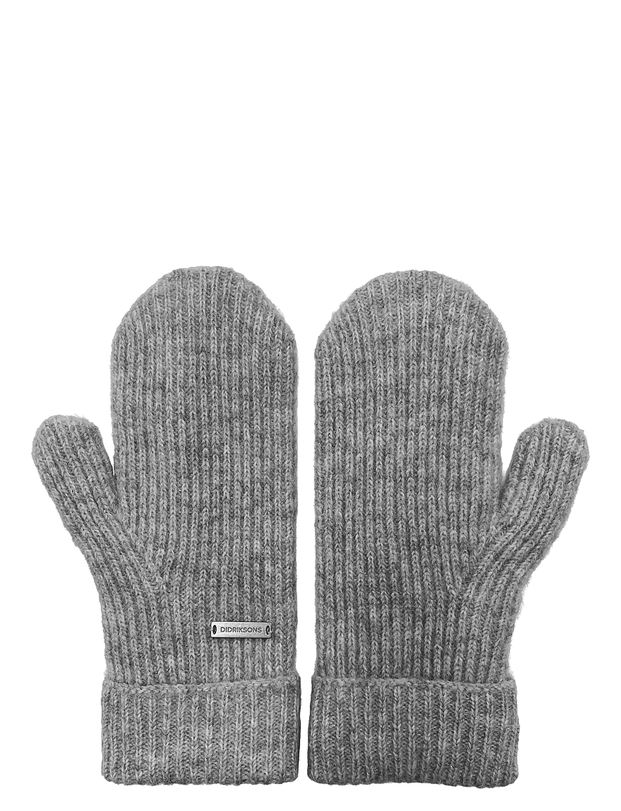 Didriksons - Malin Mitten - thumb gloves - dk grey melange - 0
