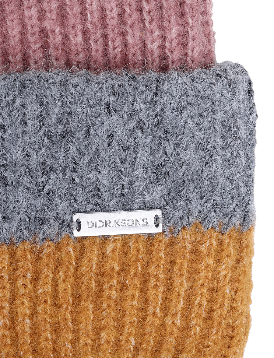 Didriksons - Malin Striped Beanie - huer - ash rose multicolour - 3