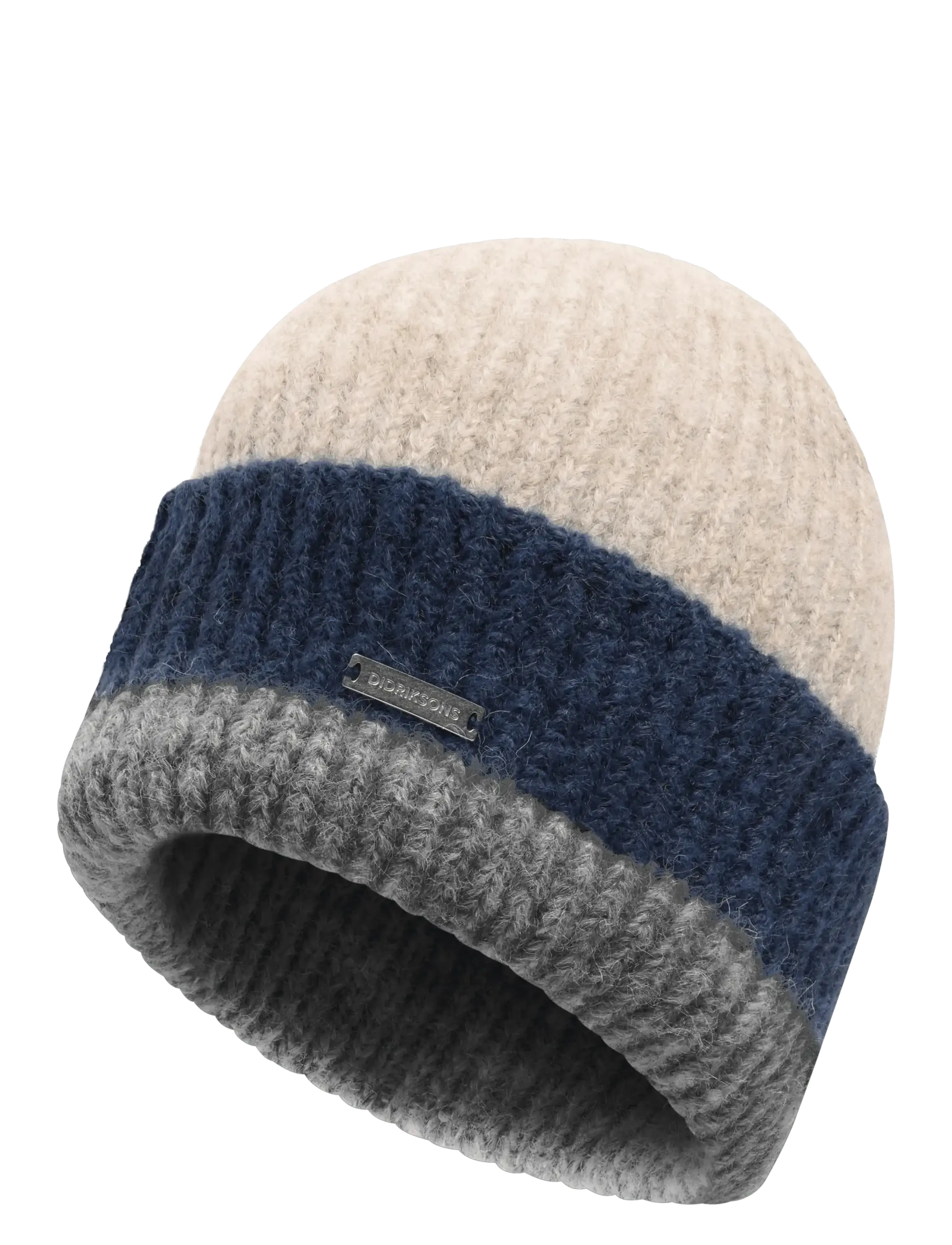 Didriksons Malin Striped Beanie - Transitional Layering - BEIGE MEL MULTICOLOUR / beige