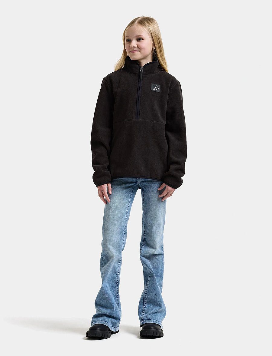 Didriksons - Rubi Kids' Half-Zip - isolierte jacken - black - 3