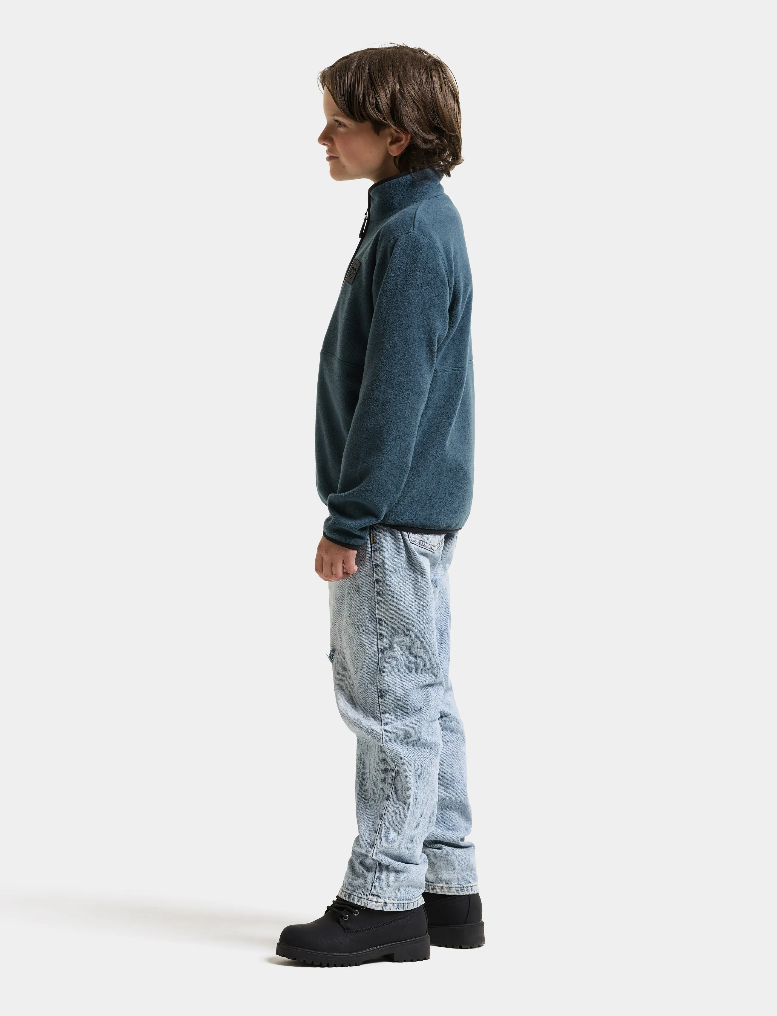 Didriksons - Rubi Kids' Half-Zip - paksud joped - mountain blue - 3