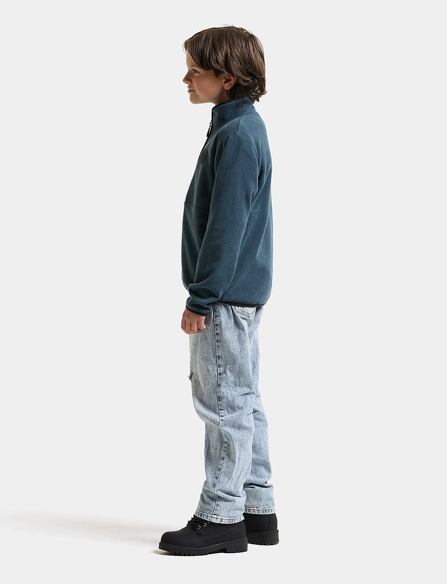Didriksons - Rubi Kids' Half-Zip - paksud joped - mountain blue - 3
