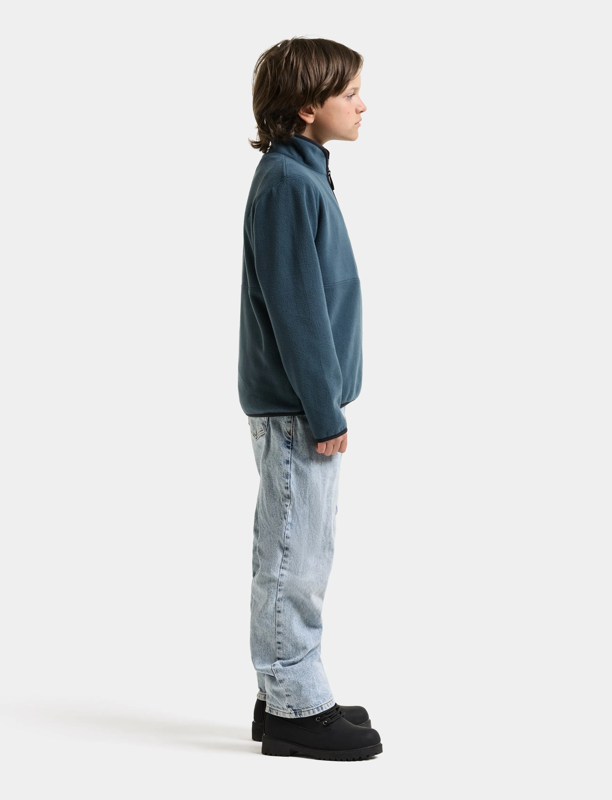 Didriksons - Rubi Kids' Half-Zip - paksud joped - mountain blue - 4