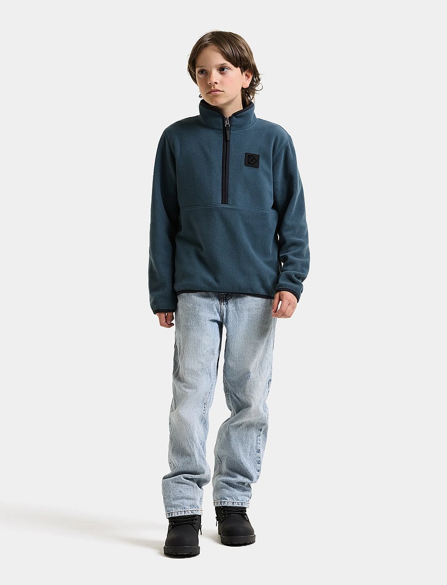 Didriksons - Rubi Kids' Half-Zip - paksud joped - mountain blue - 5