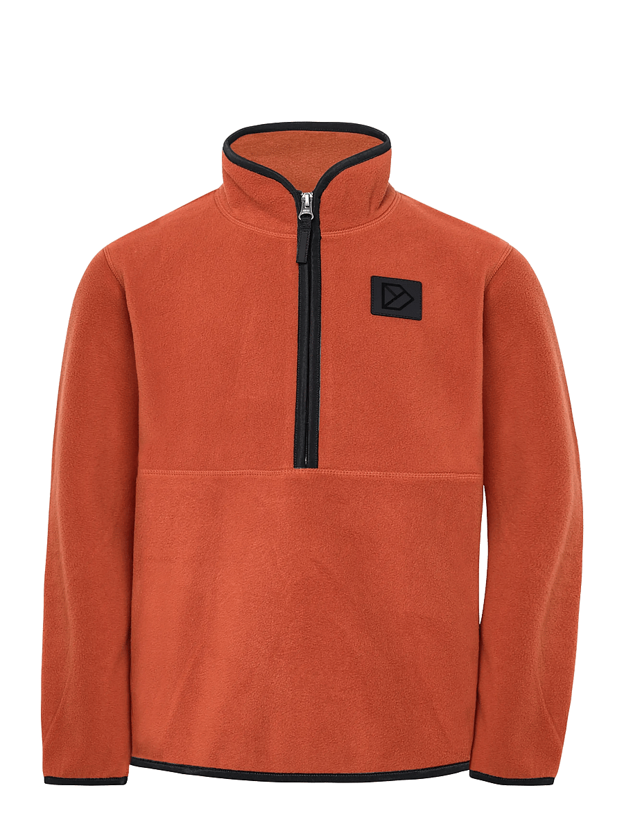 Didriksons - Rubi Kids' Half-Zip - paksud joped - rust - 1