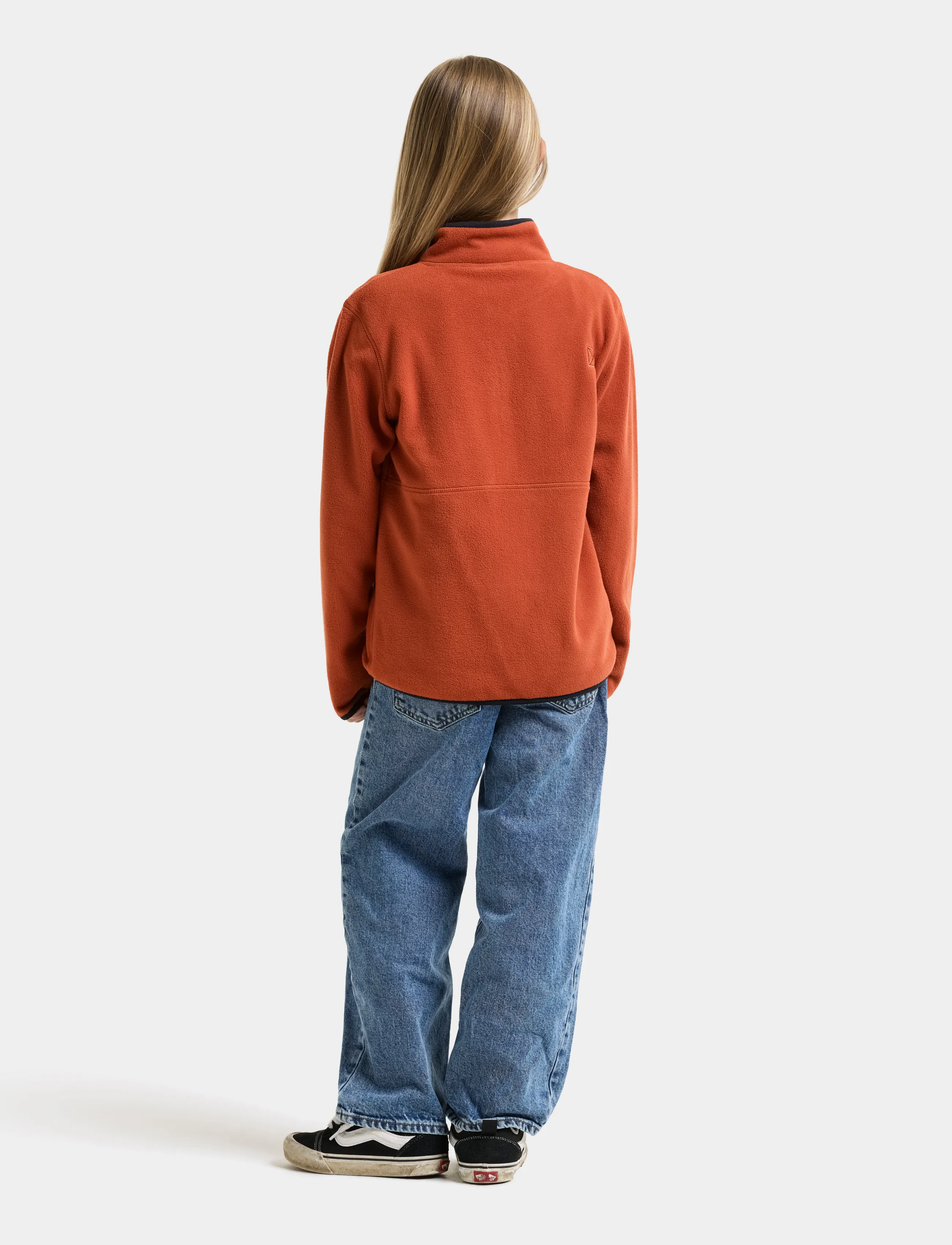 Didriksons - Rubi Kids' Half-Zip - paksud joped - rust - 5