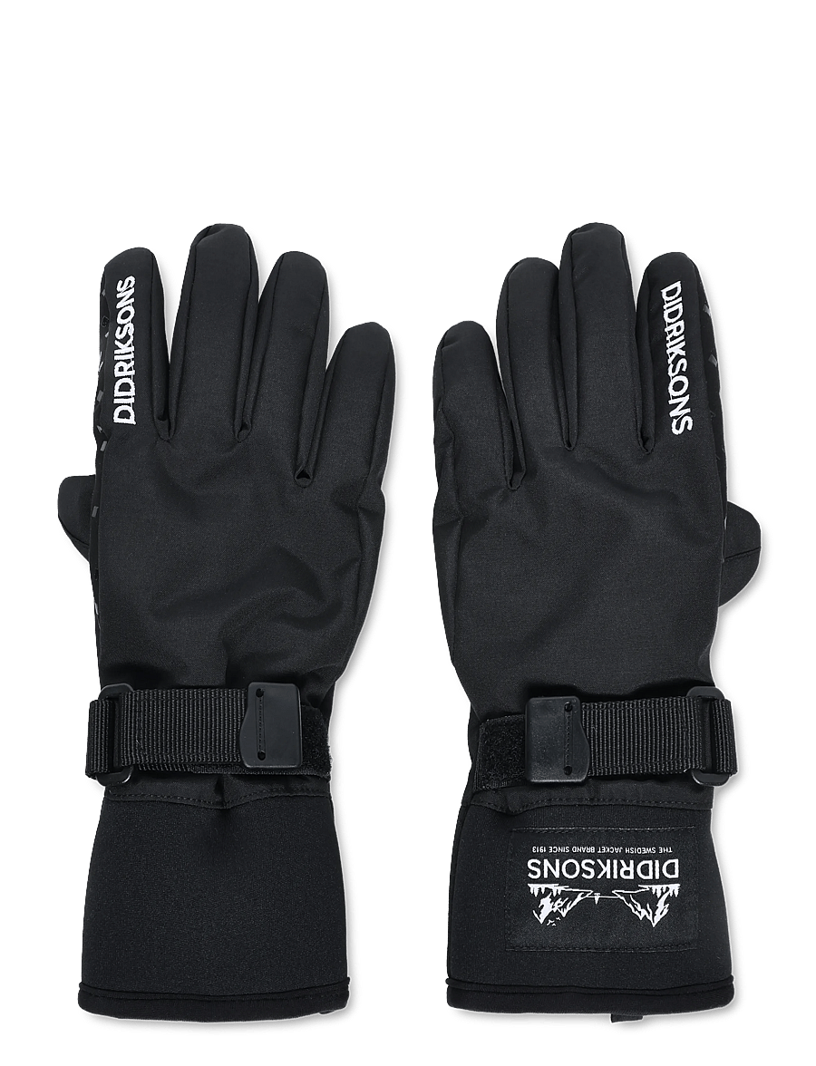 Didriksons - Lovas Five Finger Glove - handschuhe - black - 1