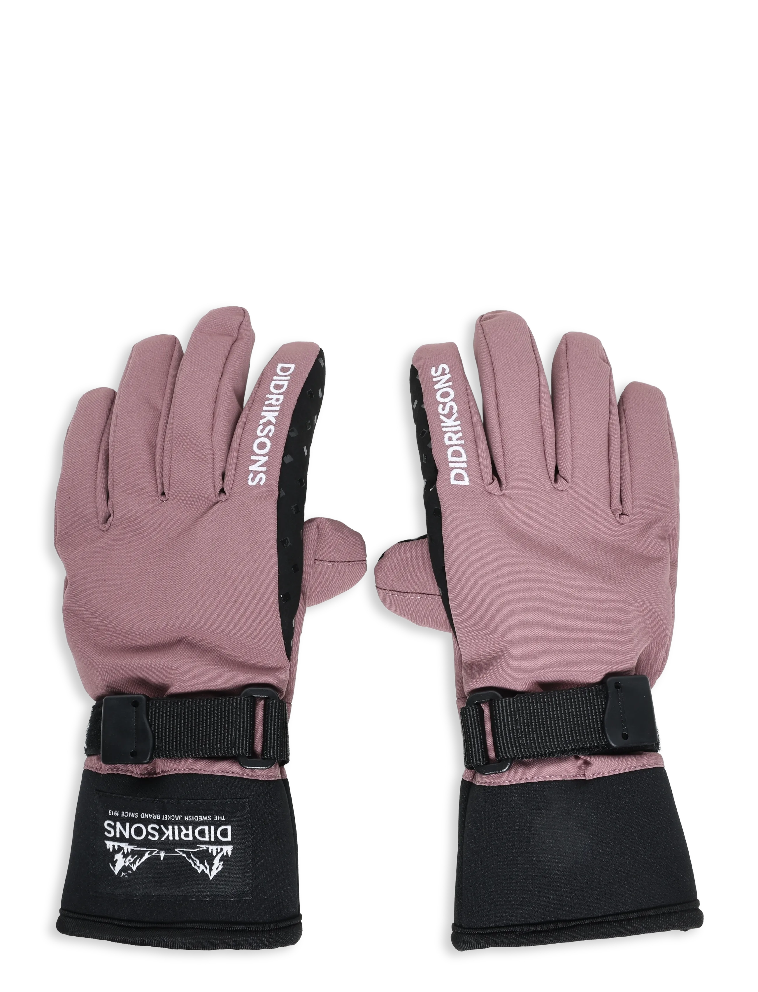 Didriksons Lovas Five Finger Glove, 8-10, Gloves & Mittens, Rosa - Gloves, Kinder
