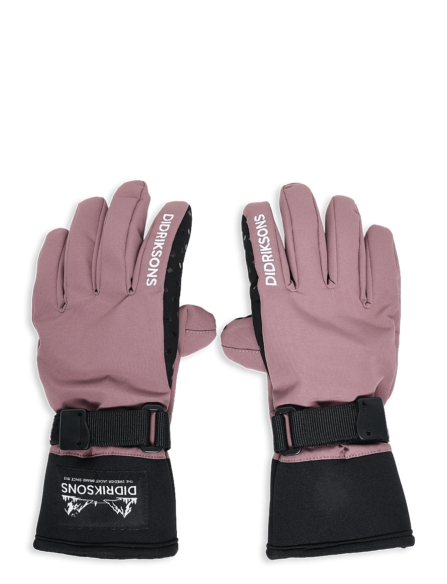 Didriksons - Lovas Five Finger Glove - kindad - dulse pink - 0