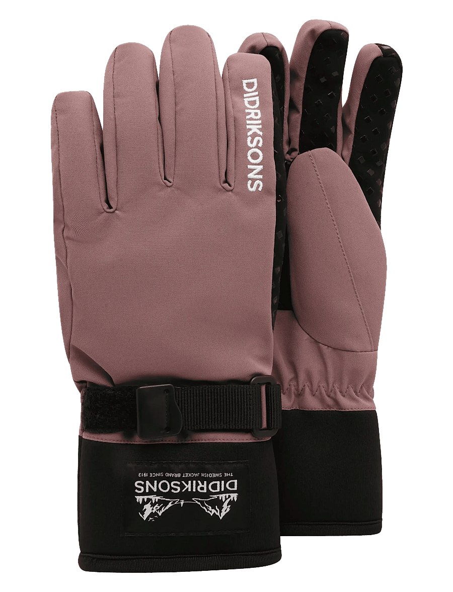 Didriksons - Lovas Five Finger Glove - handschuhe - dulse pink - 0