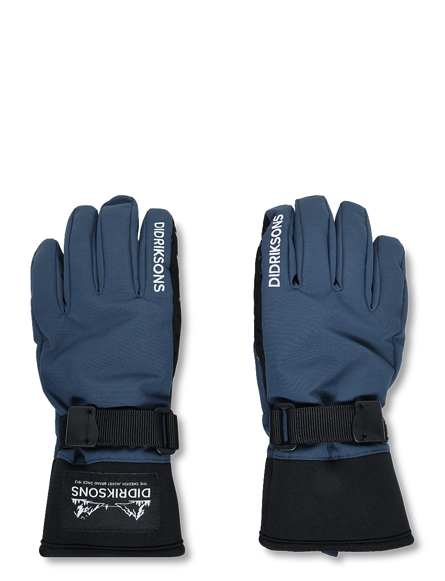 Didriksons - Lovas Five Finger Glove - kindad - mountain blue - 1