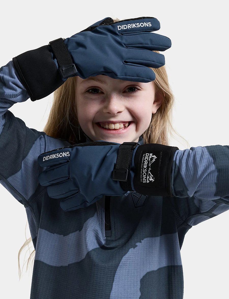 Didriksons - Lovas Five Finger Glove - handschuhe - mountain blue - 2