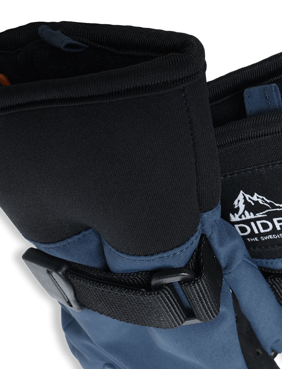 Didriksons - Lovas Five Finger Glove - kindad - mountain blue - 3
