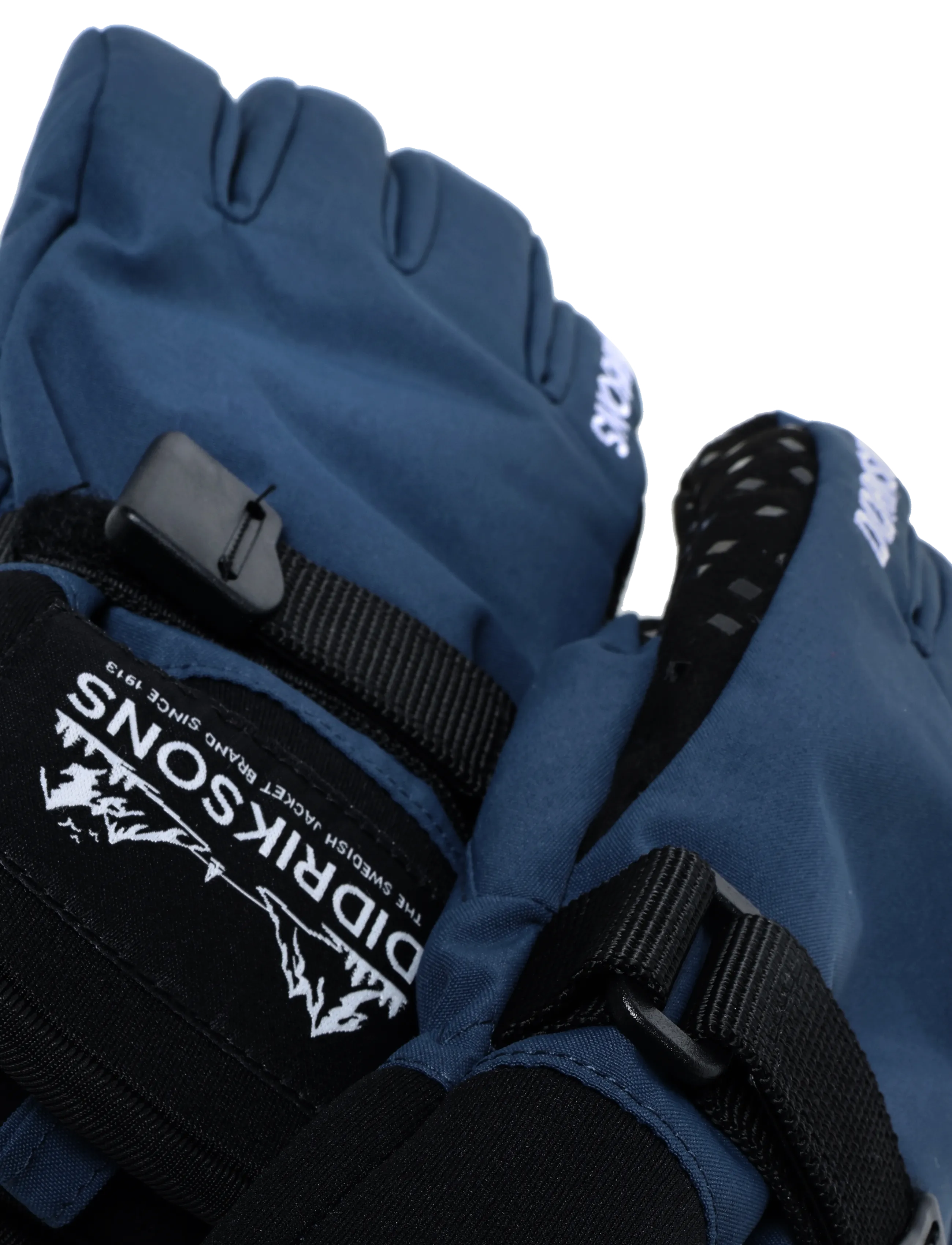 Didriksons - Lovas Five Finger Glove - kindad - mountain blue - 5
