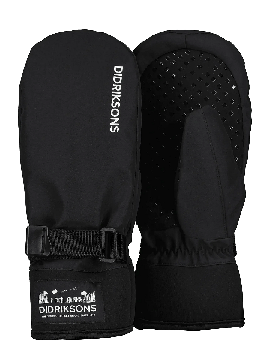 Didriksons - Lovas Mitten - kindad - black - 1
