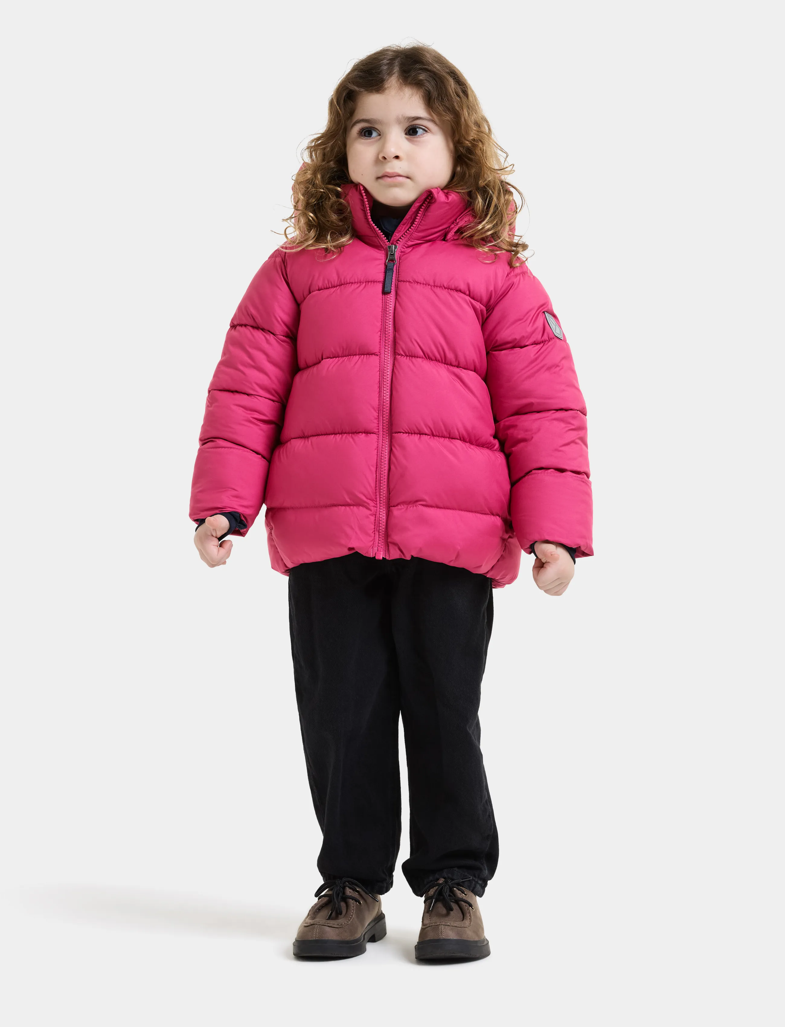 Didriksons - Roxen Kids' Jacket - paksud joped - cactus pink - 3