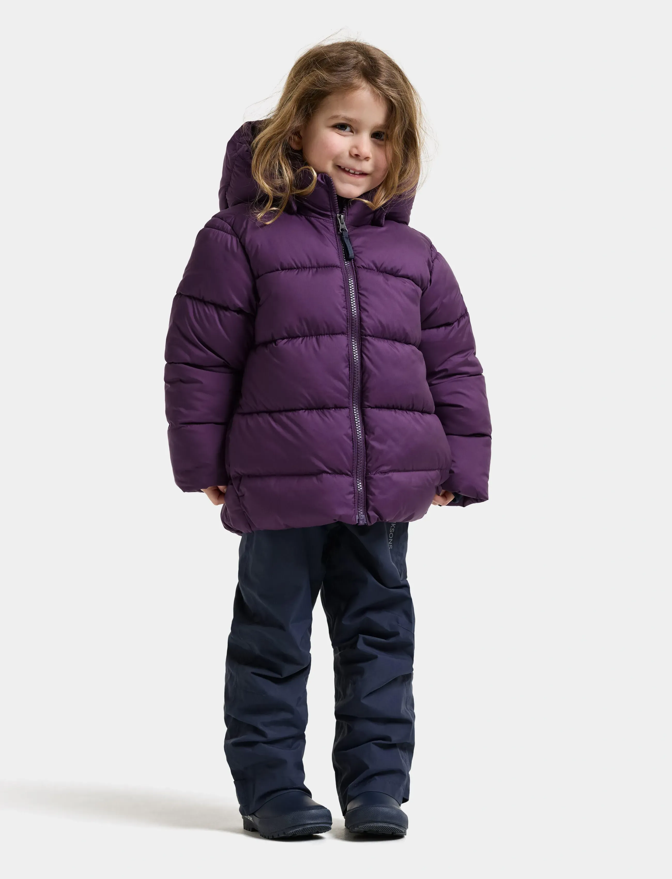 Didriksons - Roxen Kids' Jacket - paksud joped - northen purple - 3