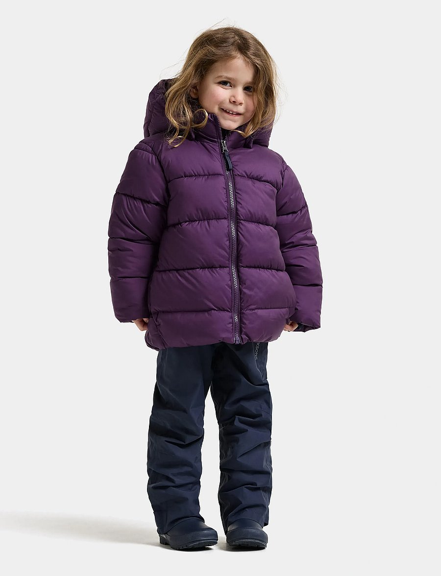 Didriksons - Roxen Kids' Jacket - paksud joped - northen purple - 3