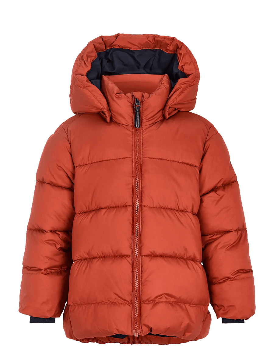 Didriksons - Roxen Kids' Jacket - paksud joped - rust - 1
