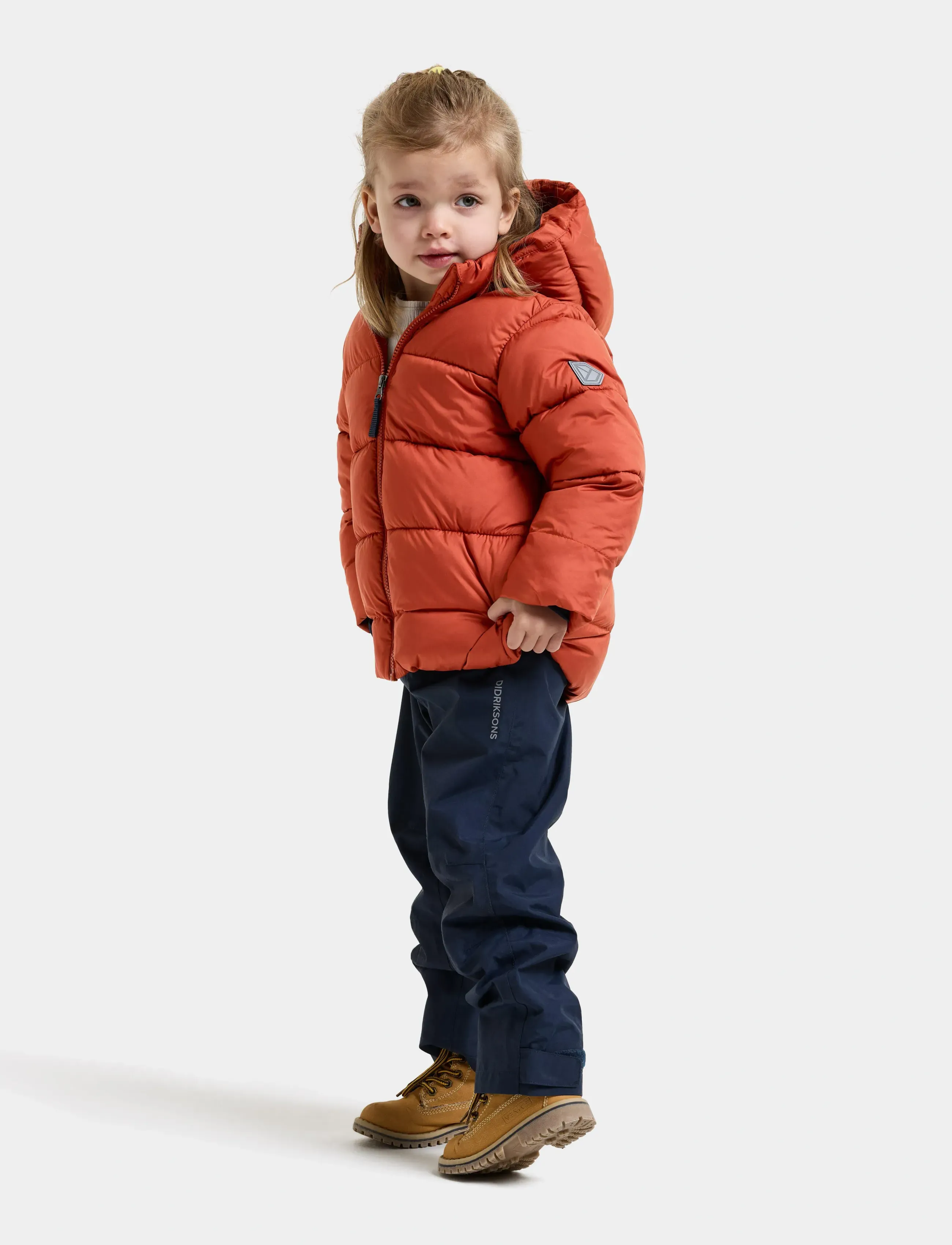 Didriksons - Roxen Kids' Jacket - paksud joped - rust - 5