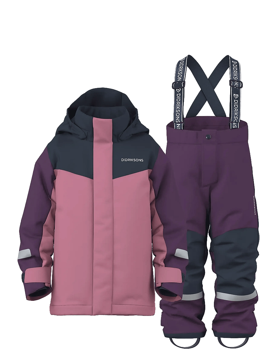 Didriksons - Skare Multi Kids' Set - northen purple - 1