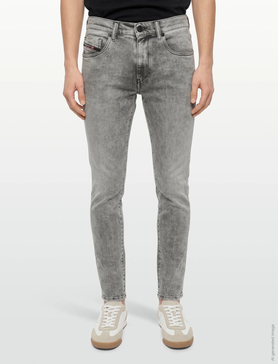 Diesel - Men Jeans - laisvo kirpimo džinsai - grey - 3