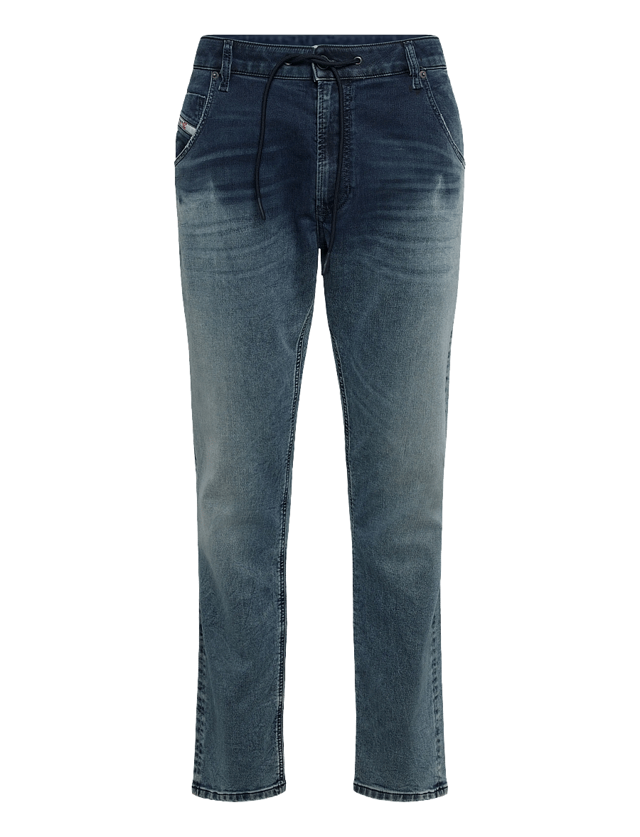 Diesel - Tapered 2030 D-Krooley Joggjeans - tapered jeans - blue - 0