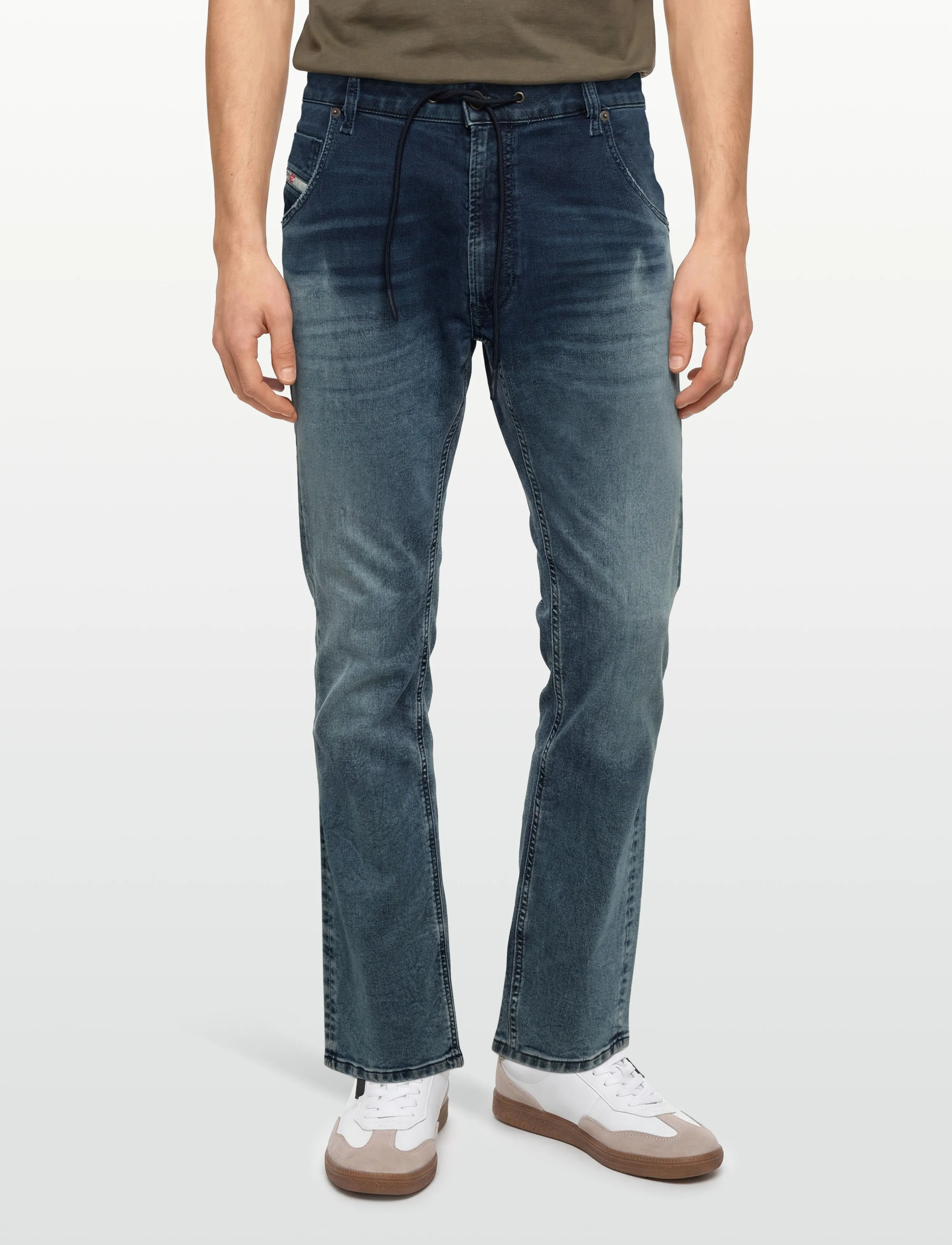 Diesel - Tapered 2030 D-Krooley Joggjeans - tapered-lõikega teksad - blue - 3