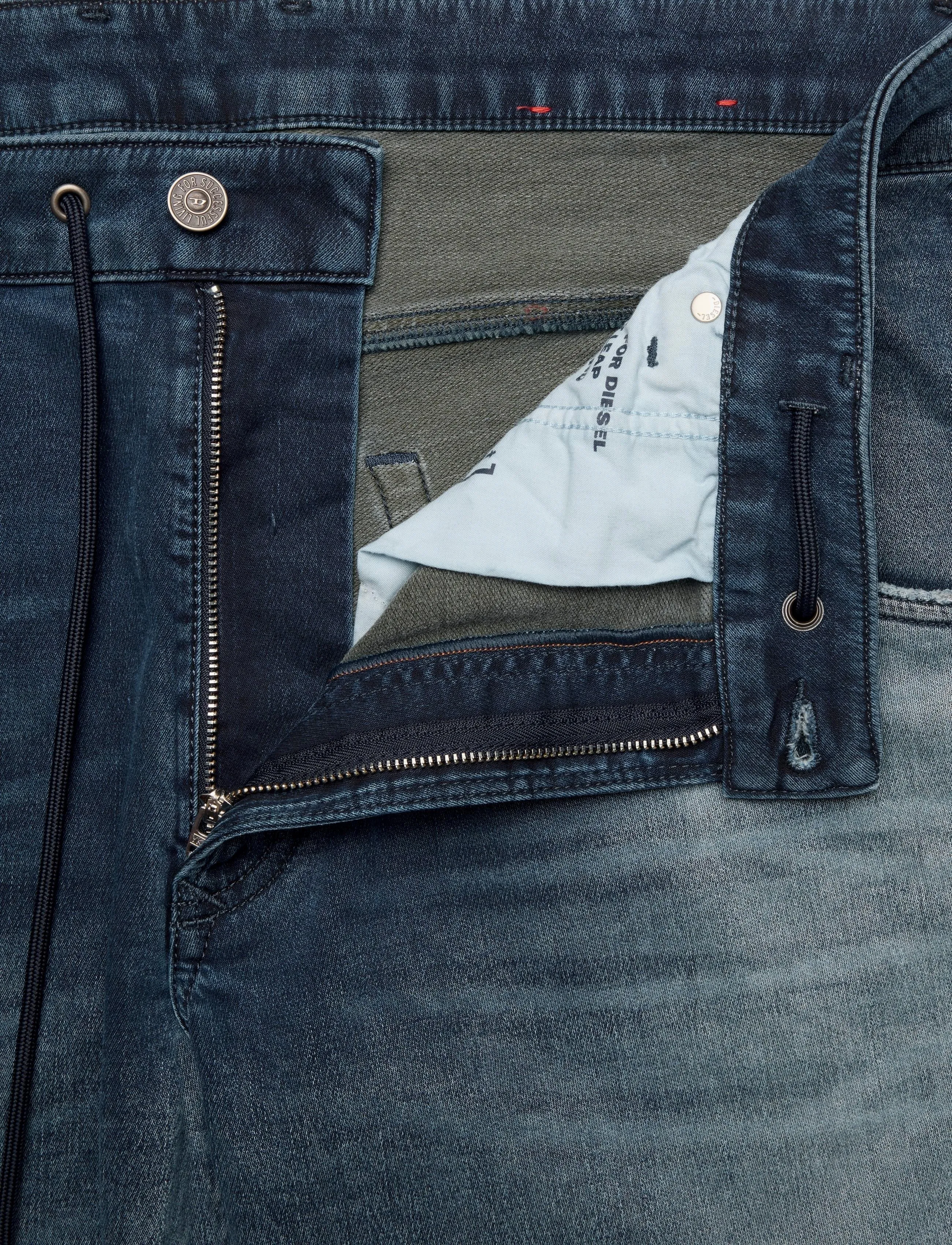 Diesel - Tapered 2030 D-Krooley Joggjeans - tapered jeans - blue - 3