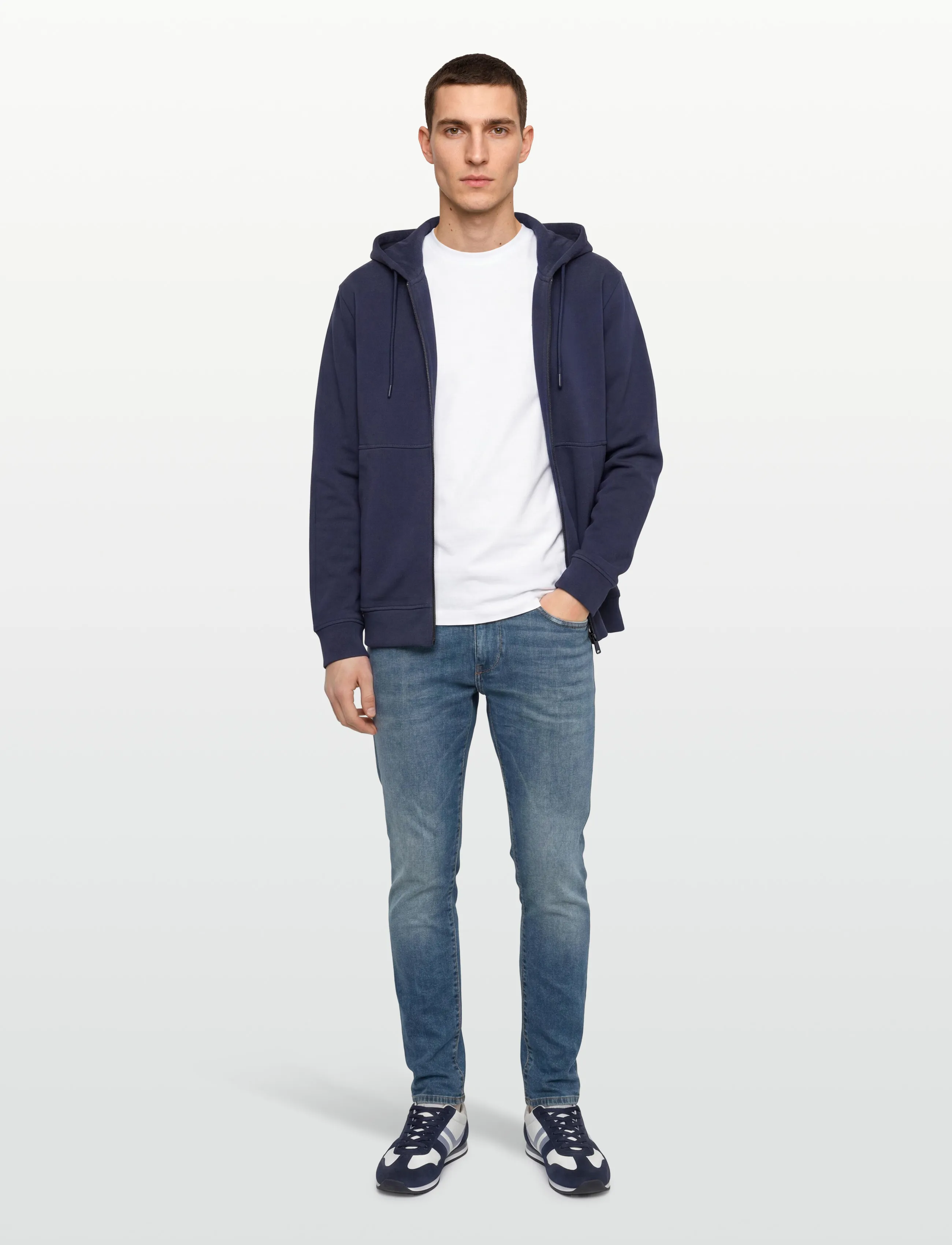 Diesel Tapered Fit Jogging Jeans, Mænd, Tapered Fit Jogging Jeans, Blå, Str: 28