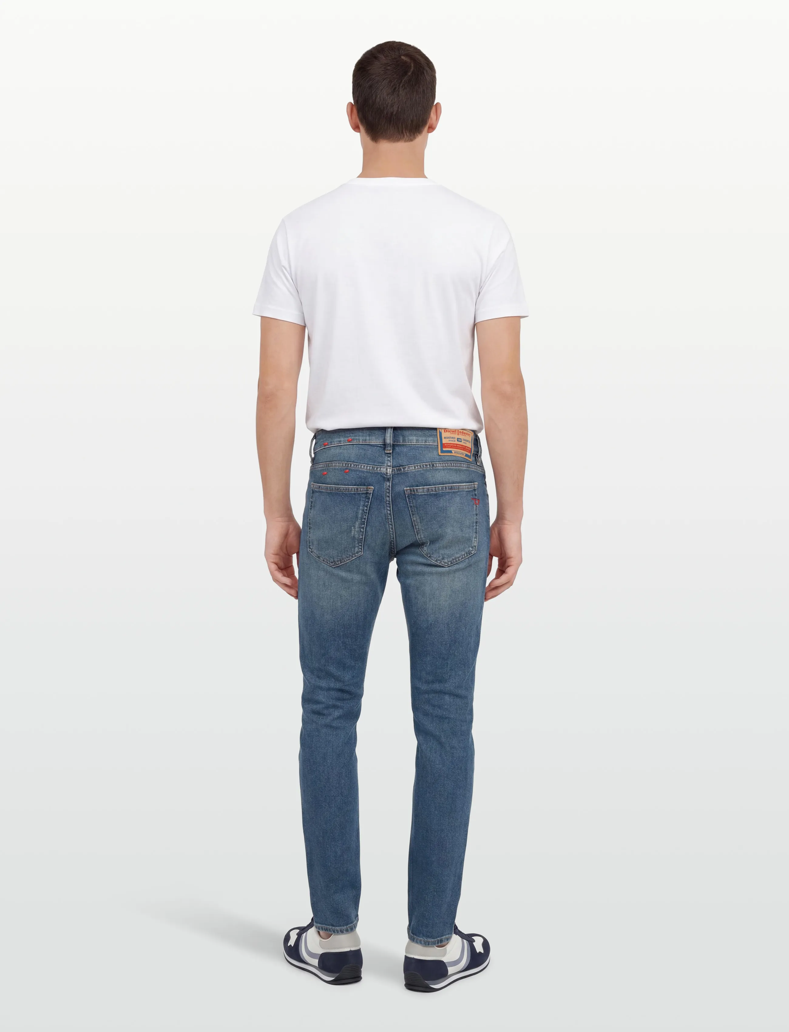 Diesel - Tapered Fit Jogging Jeans - tapered jeans - blue - 4