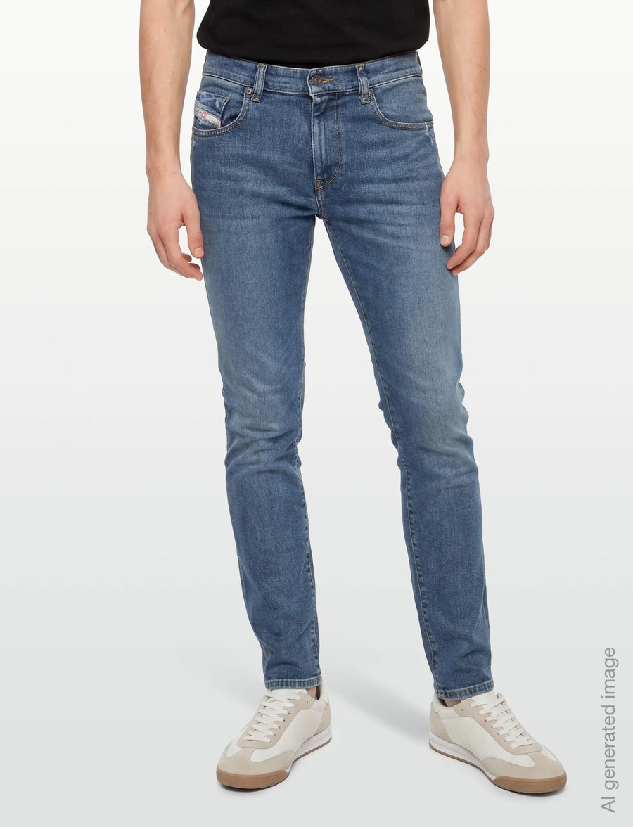 Diesel - 1979 Sleenker Jeans - kitsad teksad - blue - 3