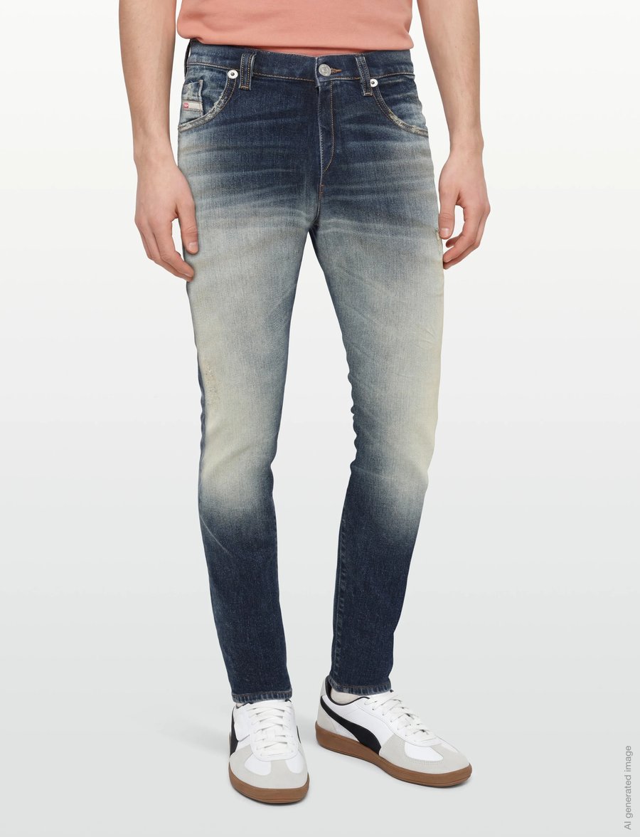 Diesel - D-Strukt slim fit jeans - slim-fit jeans - blue - 3