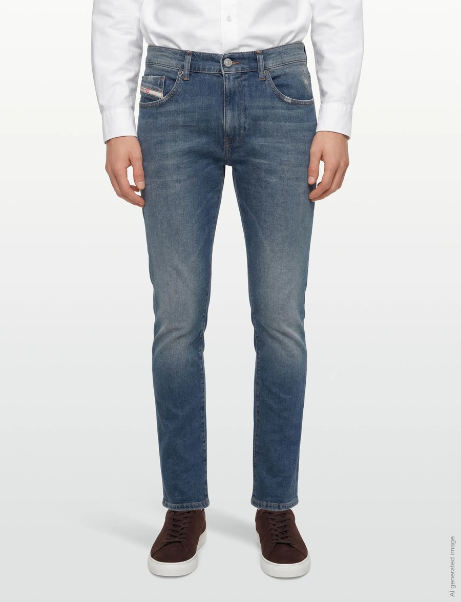 Diesel - D-Strukt slim fit jeans - slim-fit jeans - blue - 3
