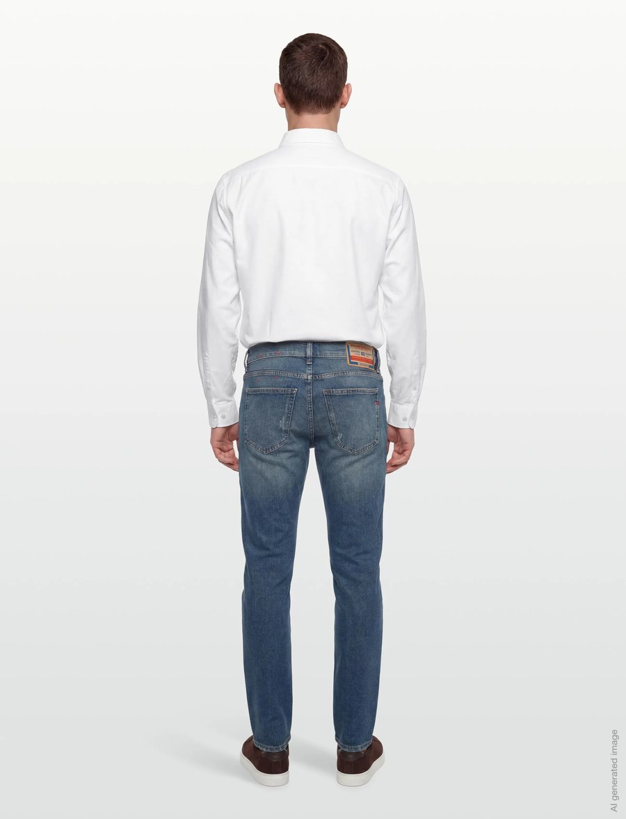 Diesel - D-Strukt slim fit jeans - slim-fit jeans - blue - 4