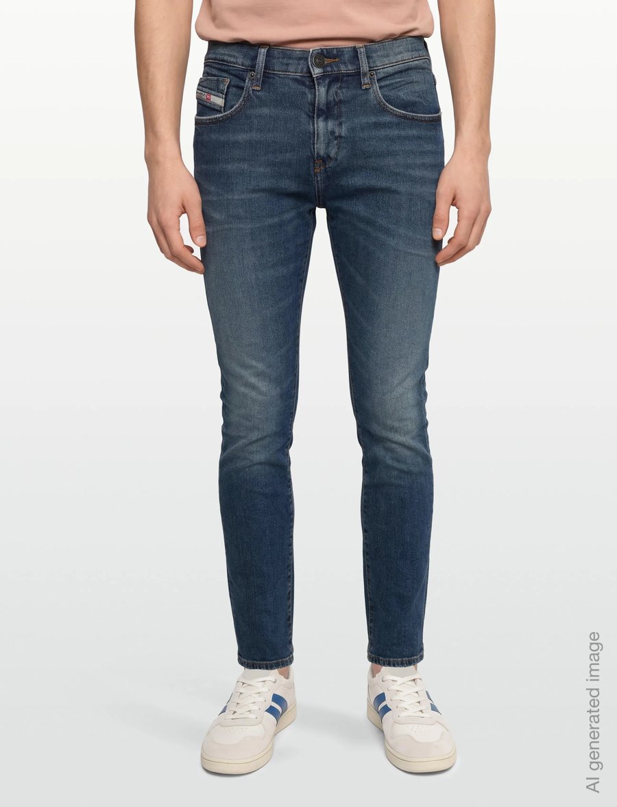 Diesel - D-Strukt slim fit jeans - blue - 3