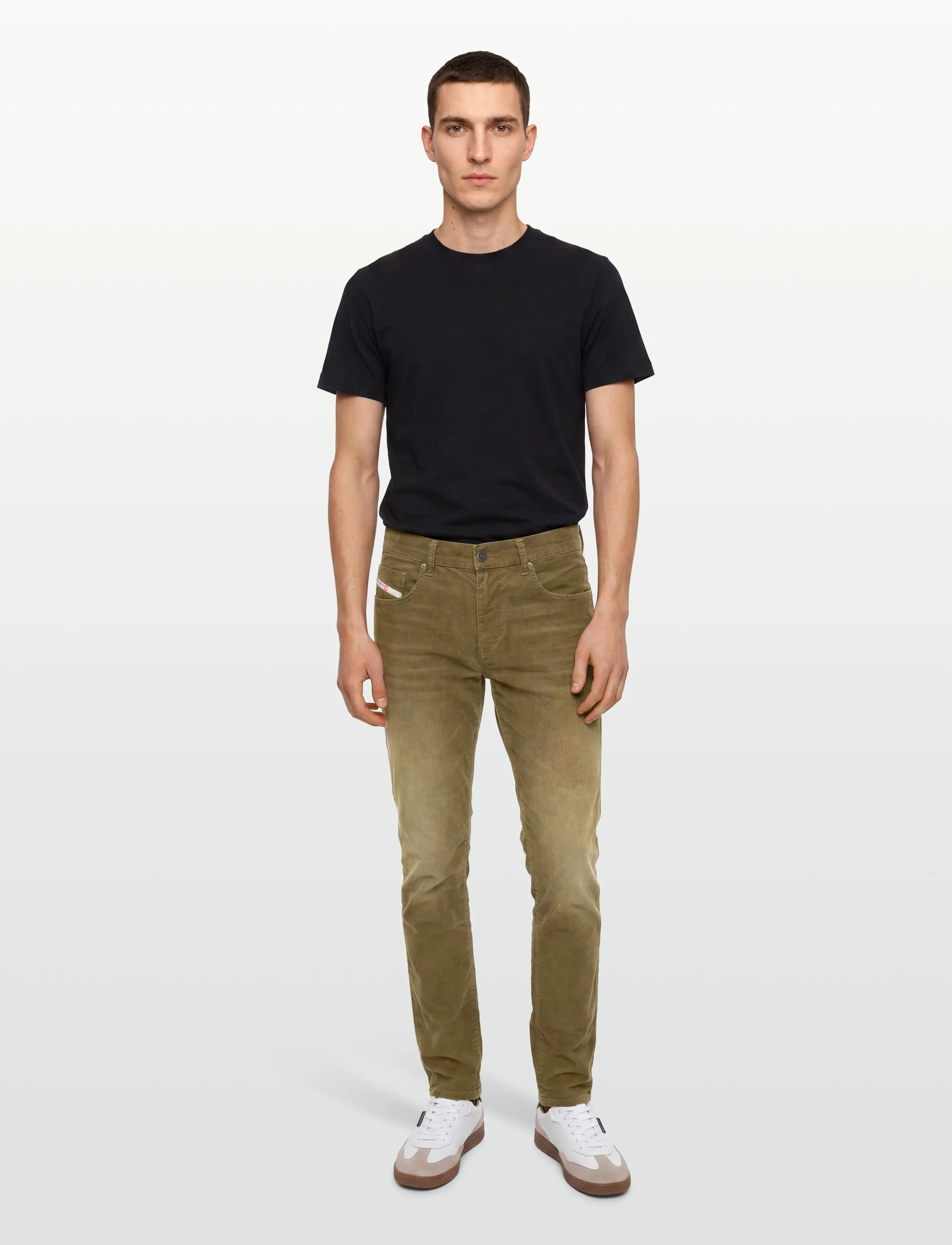 Diesel D-Strukt Brown Cord Jeans, 38, Braun - Slim, Männerswear