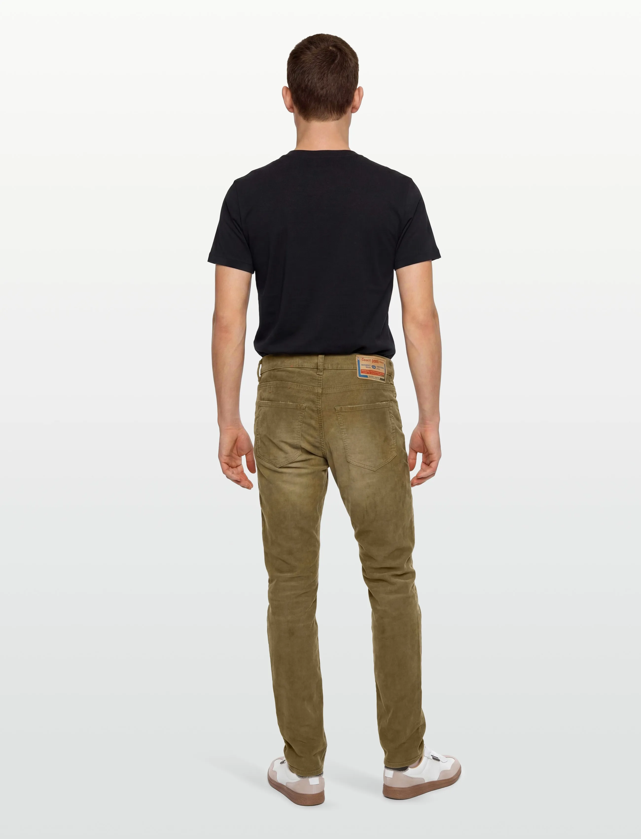 Diesel - D-Strukt Brown Cord Jeans - slim jeans - brown - 4