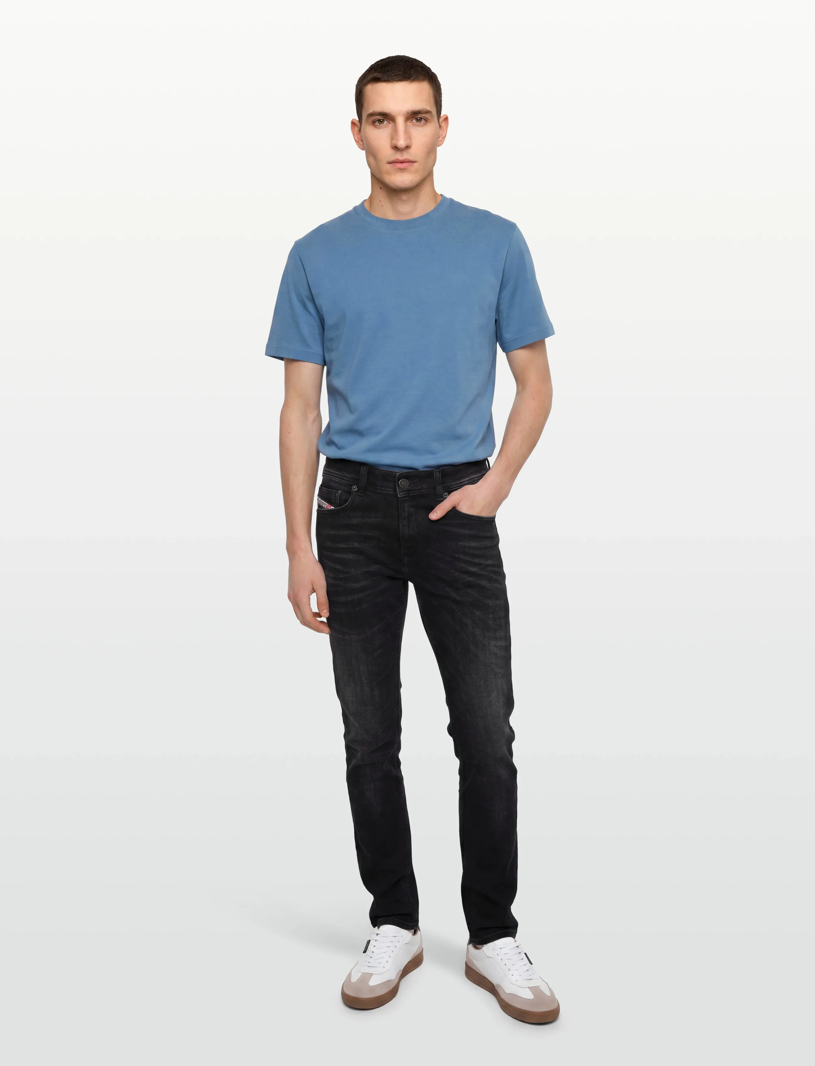 Diesel 1979 Sleenker Skinny Jeans, 30, Grau - Skinny, Männerswear