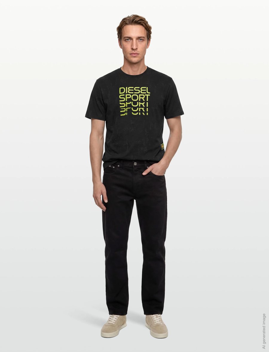 Diesel - T-shirt - t-shirts - black - 0
