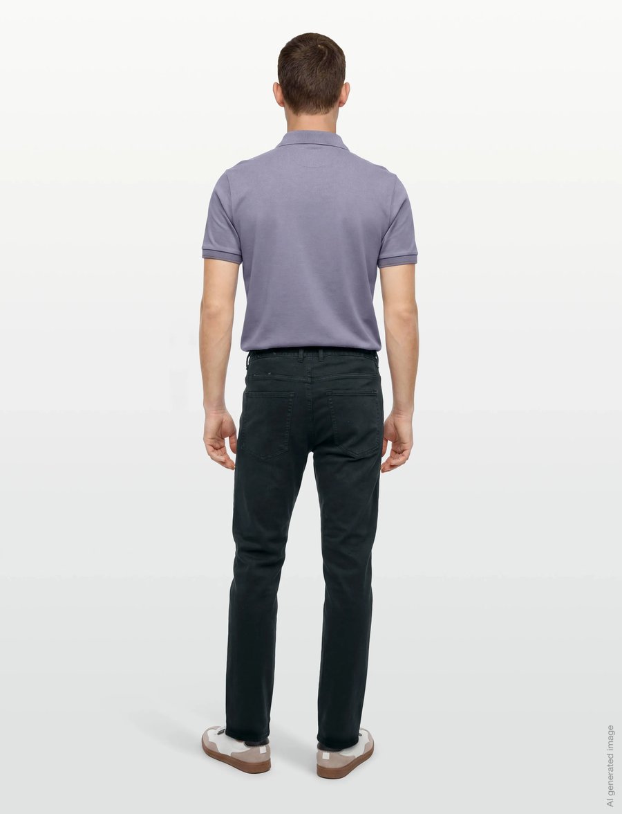 Diesel - D-KROOLEY Jogg Tapered Mid-Rise Sweat Jeans - schmal zulaufende jeans - black - 3