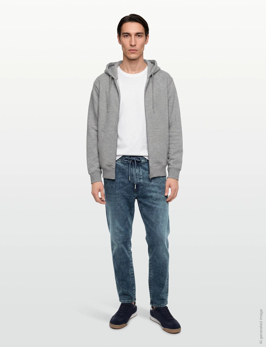 Diesel - D-Krooley JoggJeans - schmal zulaufende jeans - blue - 0