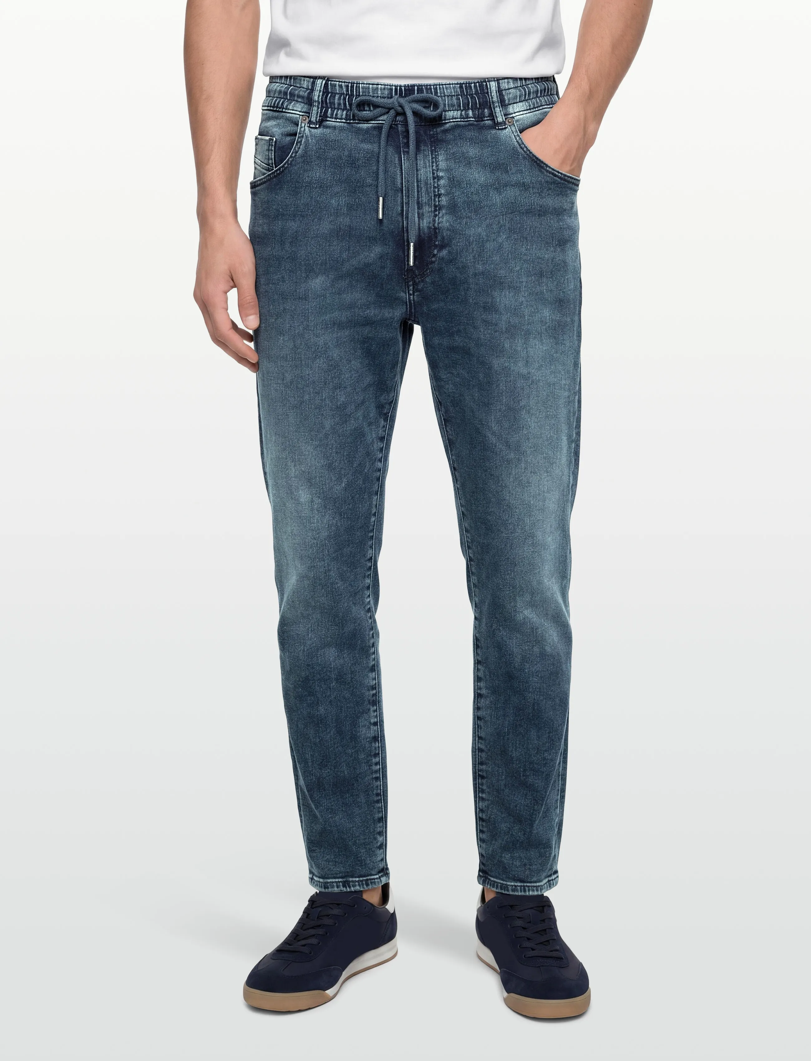 Diesel - D-Krooley JoggJeans - schmal zulaufende jeans - blue - 3