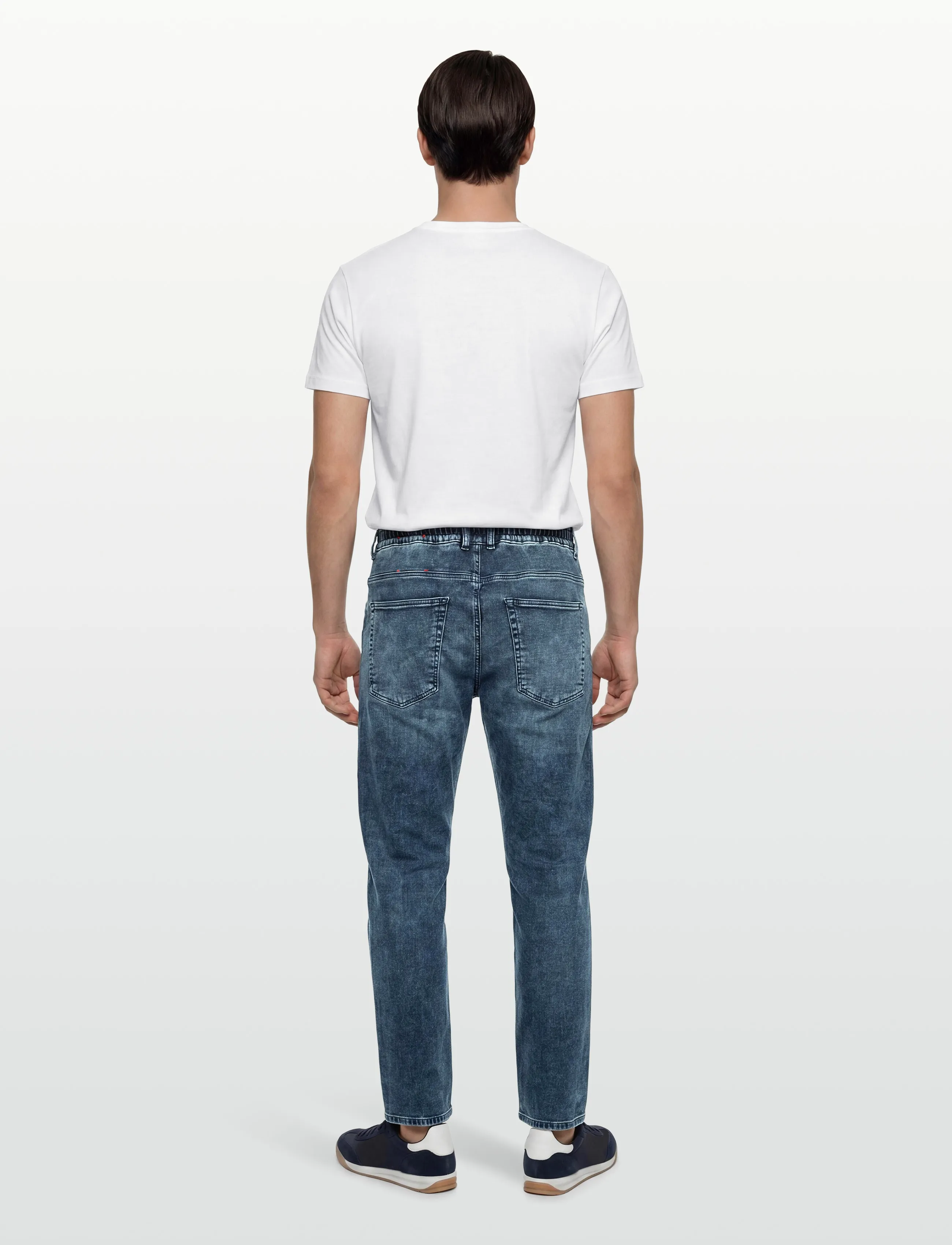 Diesel - D-Krooley JoggJeans - schmal zulaufende jeans - blue - 4
