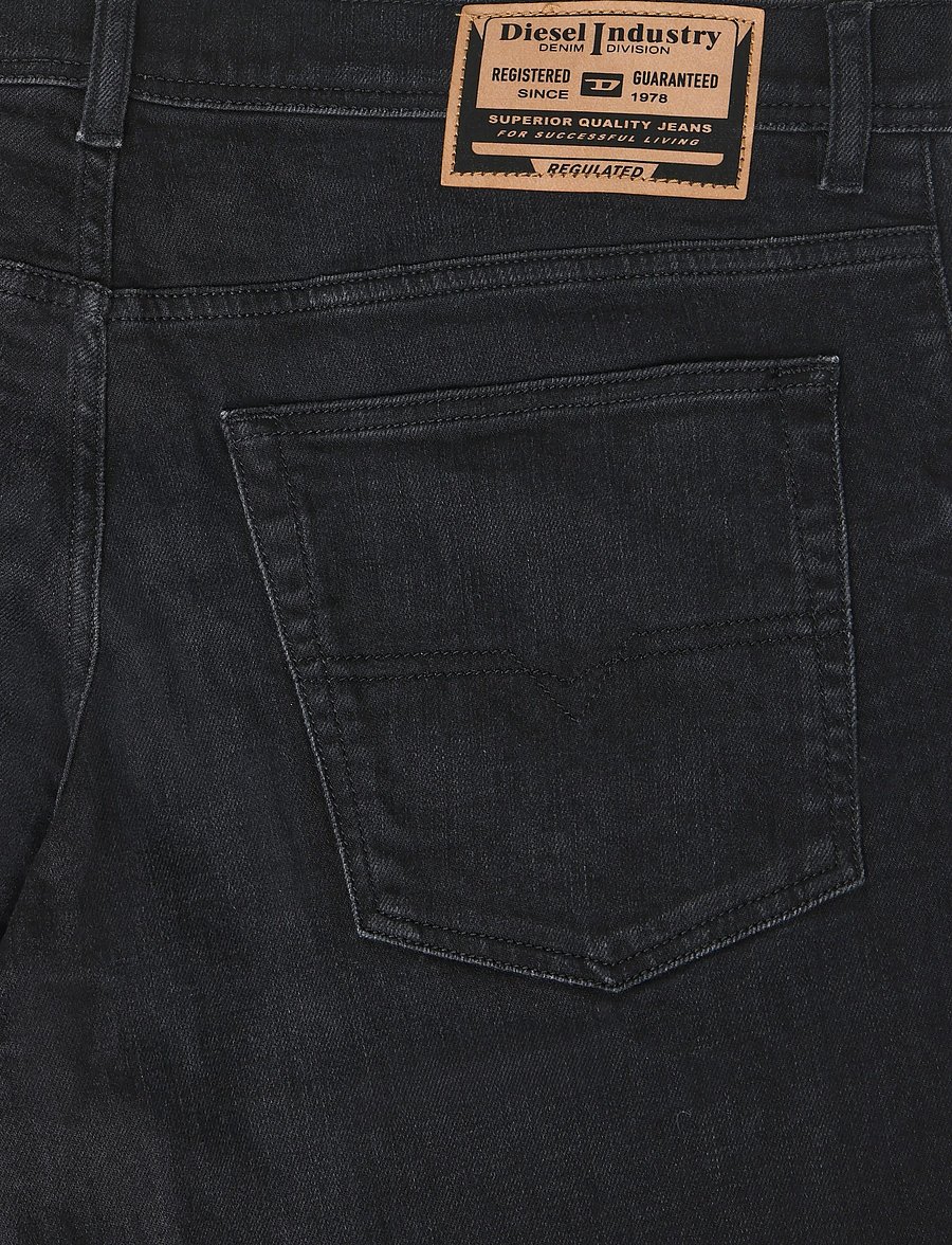 Diesel - Black Bootcut Jeans - tavalised teksad - black - 4